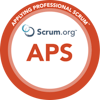 Applying Professional Scrum certification logo