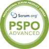 Professional Scrum Product Owner - Advanced certification logo